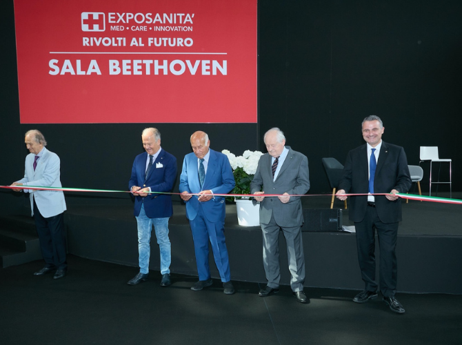 Taglio del nastro per Exposanità 22° edizione della mostra internazionale al servizio della sanità e dell’assistenza 11 maggio, ore 9.30 Sala Beethoven – Fiera di Bologna